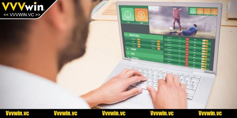 Thao tác tham gia kèo cá cược trực tuyến tại VVVWIN rất đơn giản